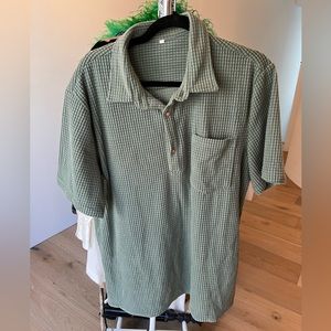 Green Micro fiber polo XL